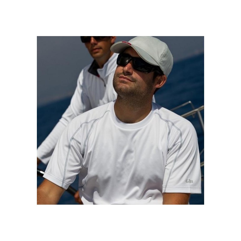 MEN'S UV TEC CREW NE ARCTIC WHT