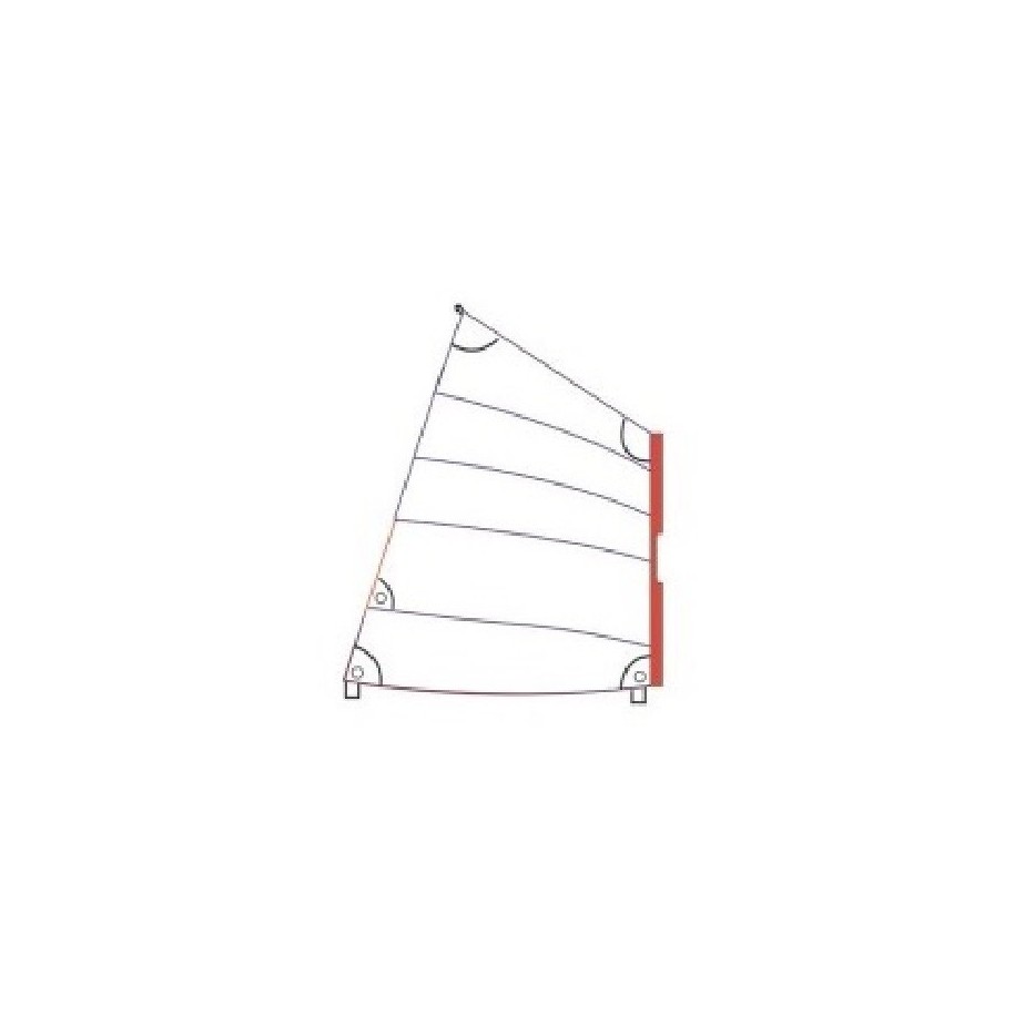 OPTIMIST VOILE À RIS BLANCHE