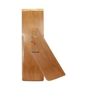SET DAGGERBOARD AND SCHOOL WOODEN RUDDER WITH HARDWARE