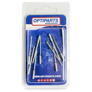 10 MONEL REMACHES 3.2 x 13 mm.
