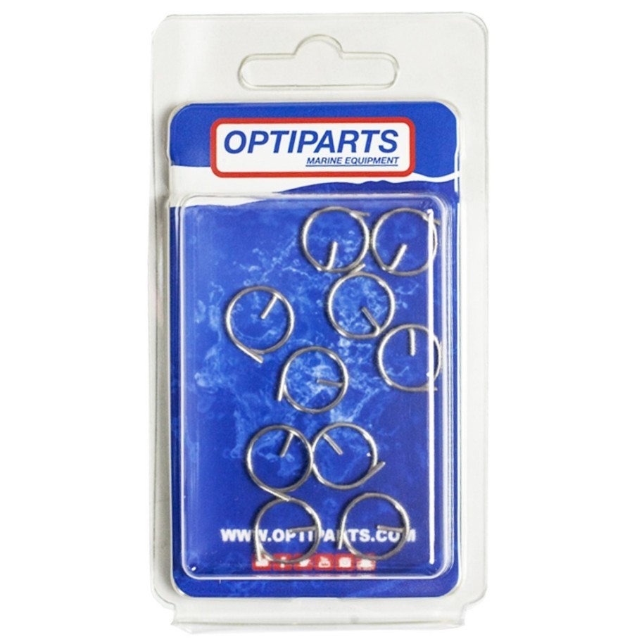 10 ANILLOS DE SEGURIDAD DE 1,2 x 15 mm.