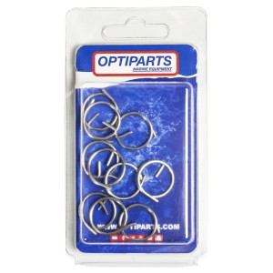 10 SECURITY RINGS 1.5 x 19 mm