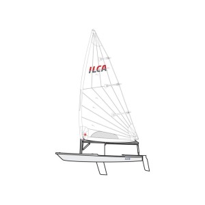 vela ilca 7 (standard) competición