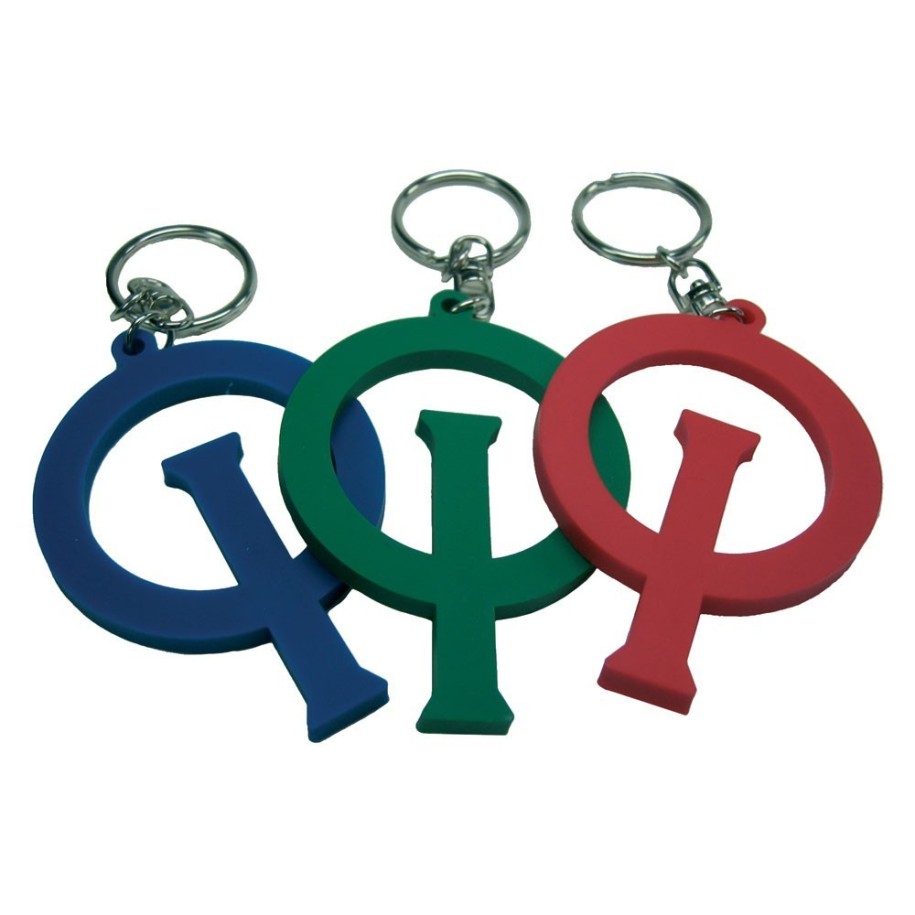 PORTE-CLÉS ROUGE SYMBOLE OPTIMISTE