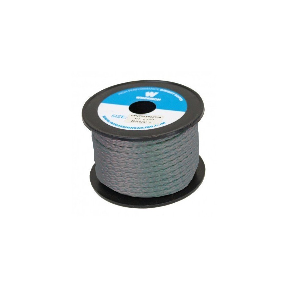 9 M DYNEEMA LINE 5 MM GRAY