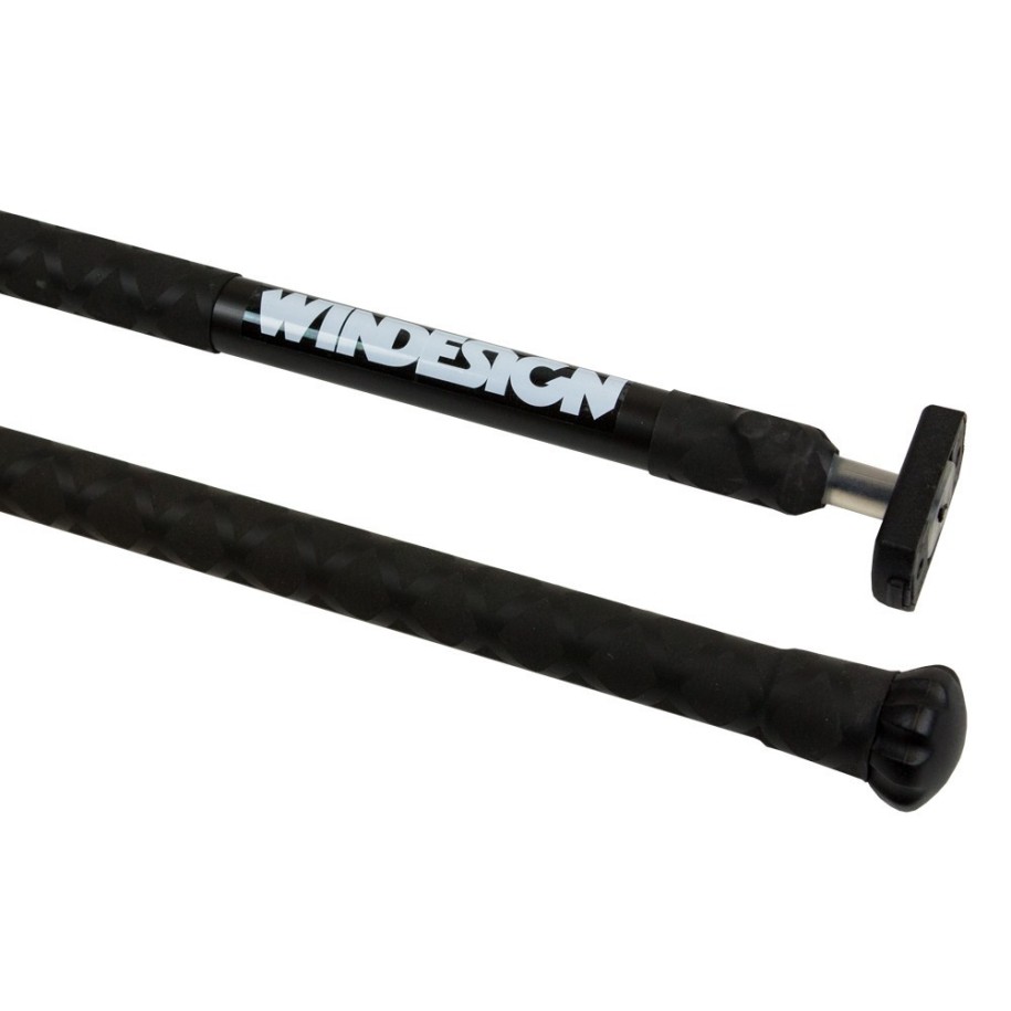 Stick aluminum X-gripped 90 cms.