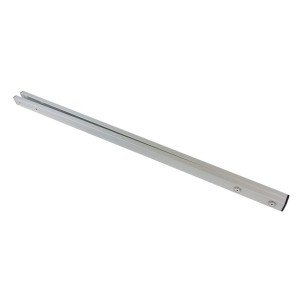 silver anodized rod