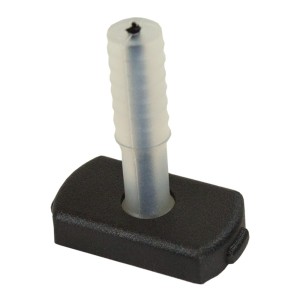 CHARNIÈRE AMOVIBLE AVEC NERVURE POUR BÂTON DE 20 MM