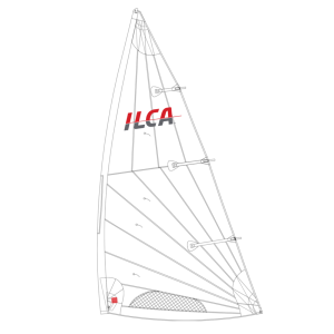 vela ilca 7 (standard) competición