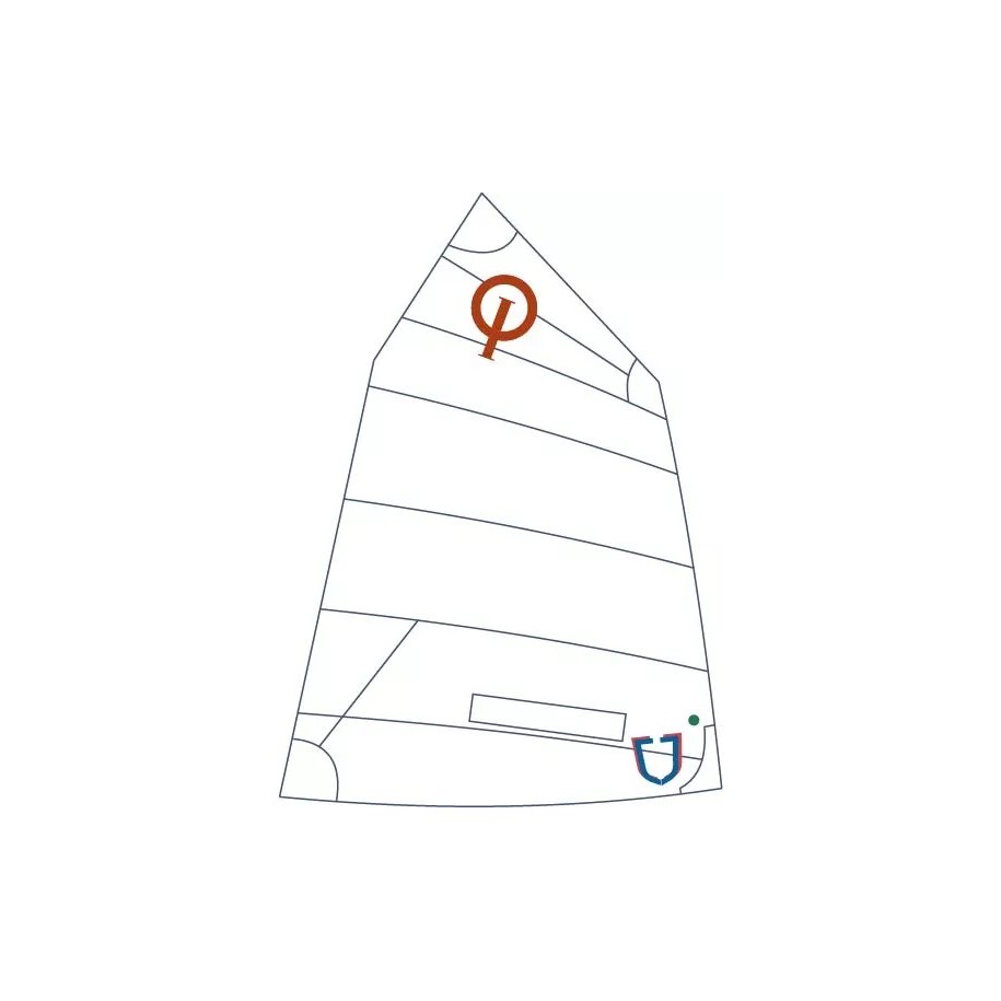 vela optimist jsail green