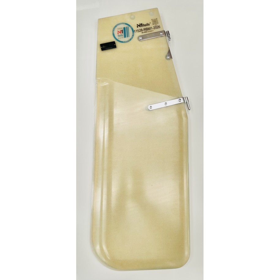 n1foils epoxy rudder blade with hardware