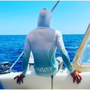 NAAIX UV50+ LONG SLEEVE RASH GUARD WITH HOOD